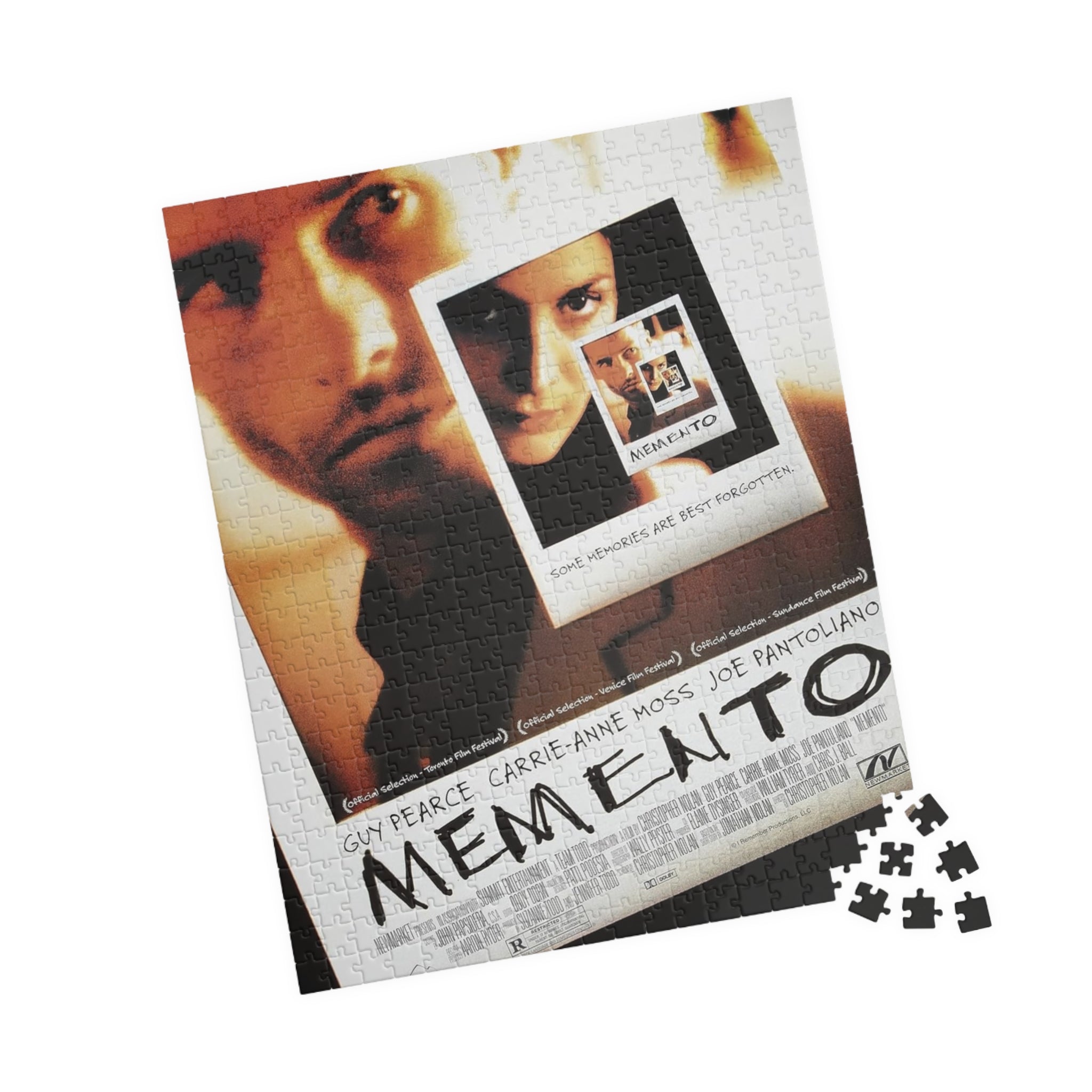 Memento Movie Poster Puzzle - 520 -Piece Retro Film Jigsaw