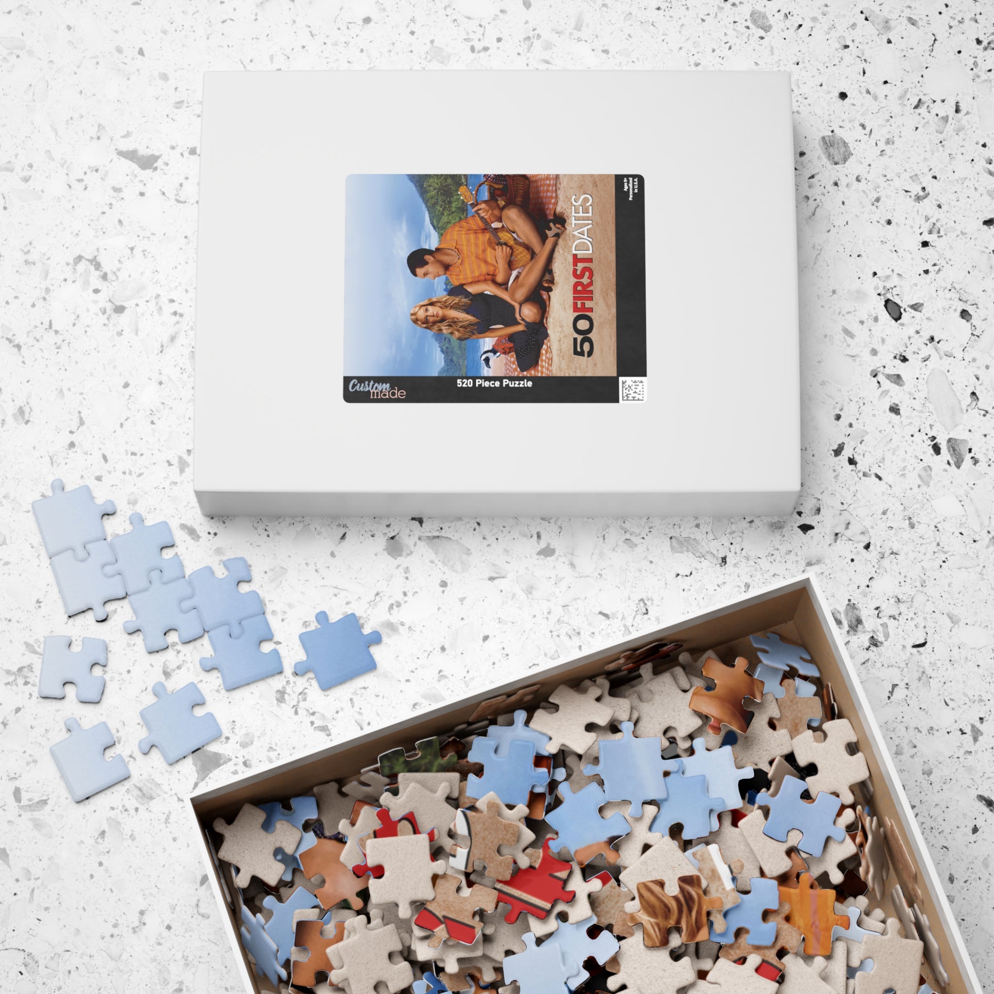 50 First Dates Movie Jigsaw Puzzle |  520 pieces