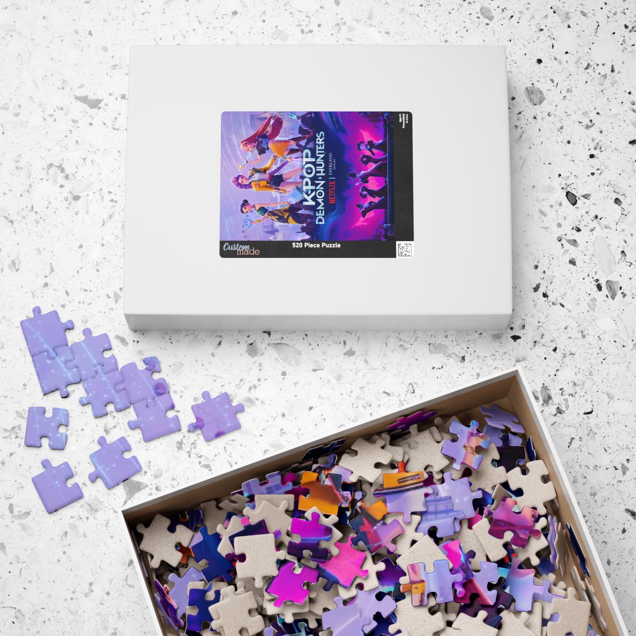 K-Pop Demon Hunters Puzzle — Netflix Everland 520-Piece Jigsaw