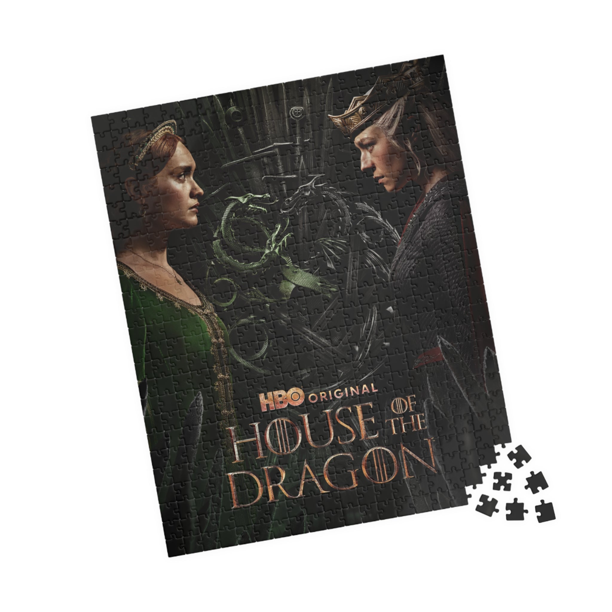 House of the Dragon Poster Puzzle | Fantasy TV Series Jigsaw Puzzle | 520 Pieces