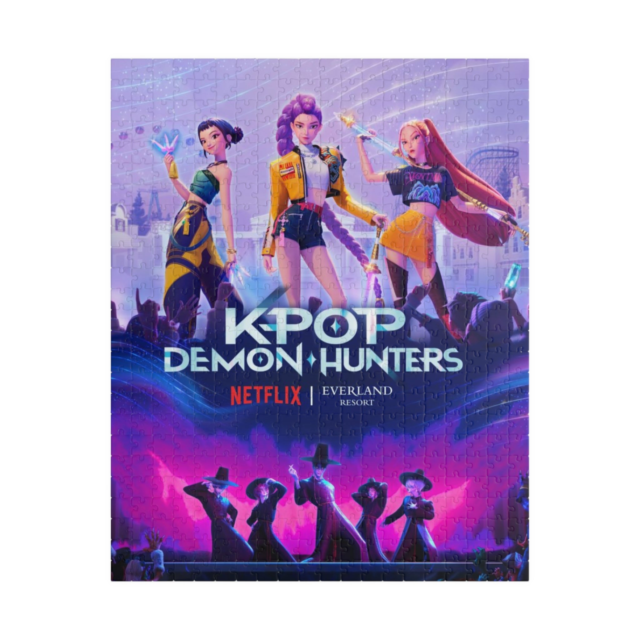 K-Pop Demon Hunters Puzzle — Netflix Everland 520-Piece Jigsaw
