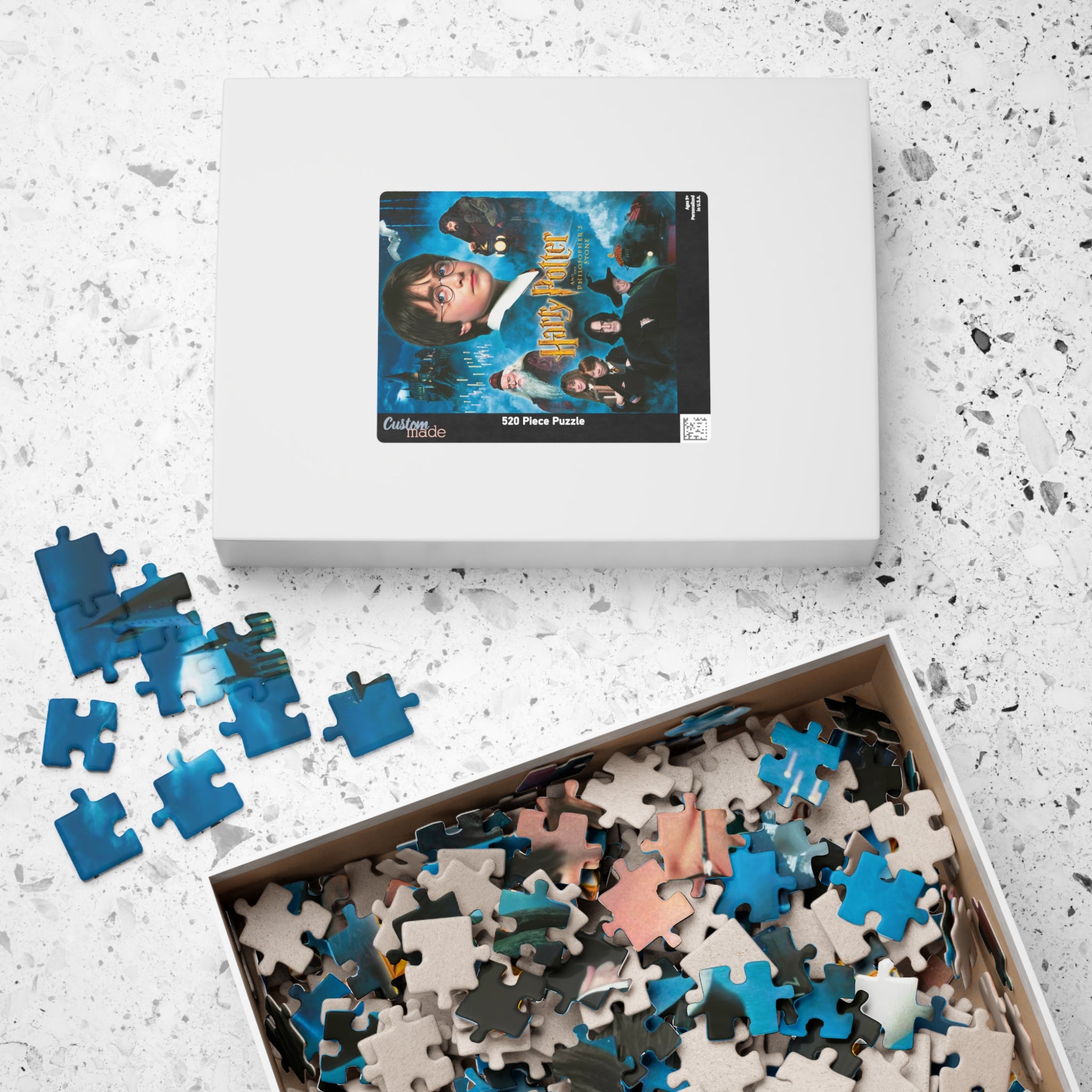 Harry Potter and the Sorcerer's Stone Movie Poster Jigsaw Puzzle | 520 Pieces