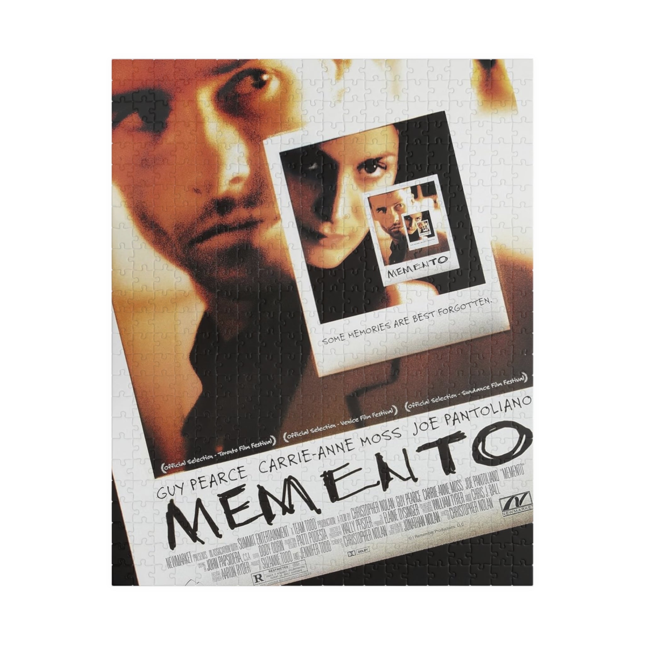 Memento Movie Poster Puzzle - 520 -Piece Retro Film Jigsaw